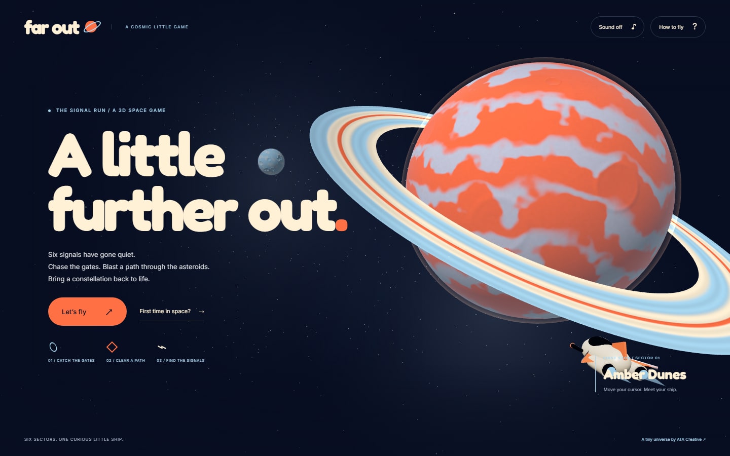 Far Out — desktop website